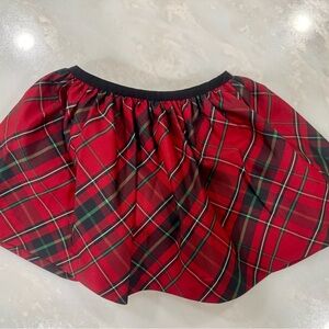 Plaid Red Skirt for Baby girl